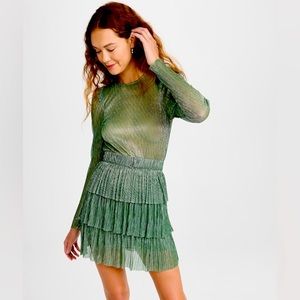 Sabina Musayev Monique Dress in Basil Green size M